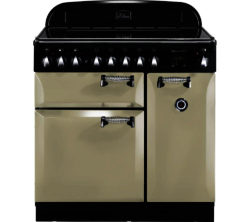 RANGEMASTER  Elan 90 Electric Induction Range Cooker - Cream & Chrome